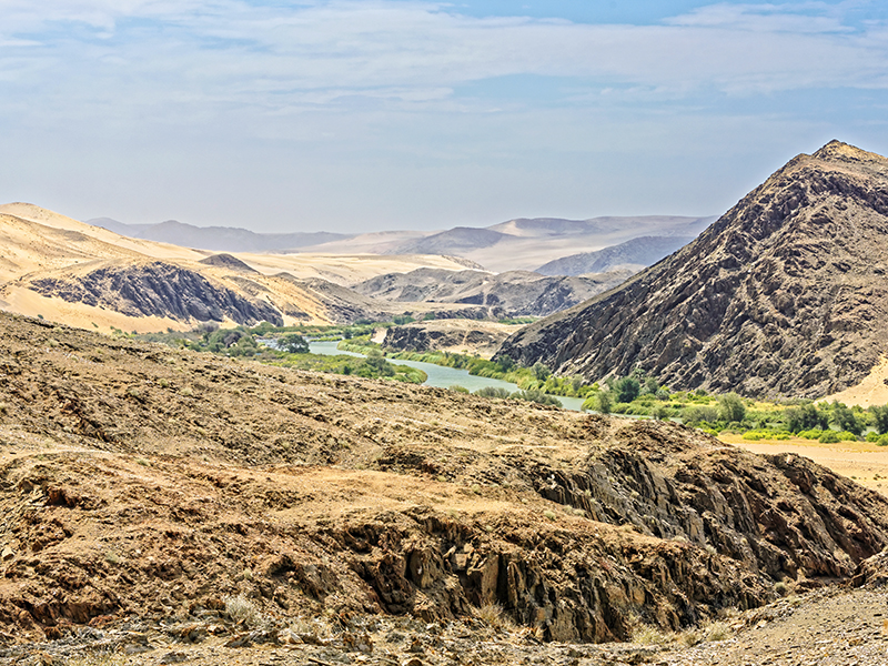 Paisaje del Norte de Namibia