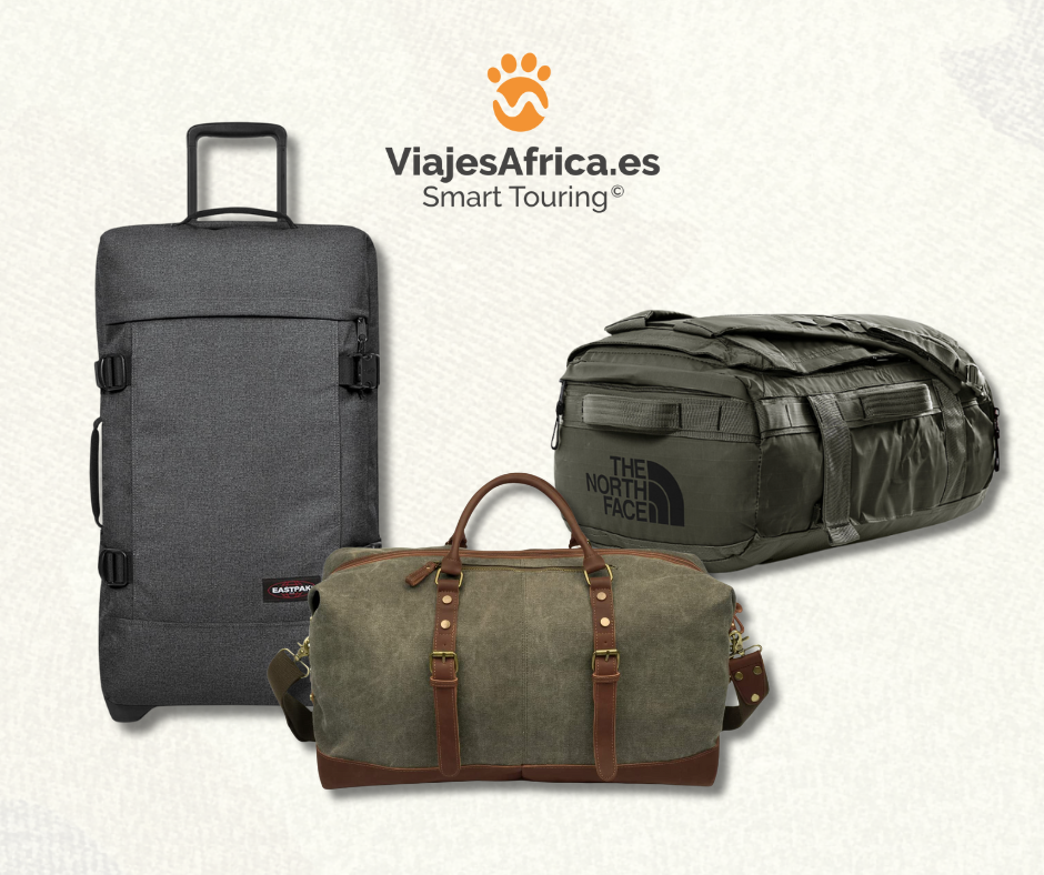 Este tipo de maleta blanda es el ideal para viajar por África