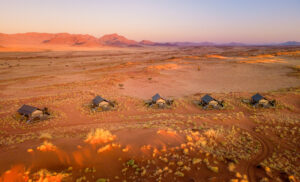 Wolwedans Dune Camp en la reserva NamibRand, Namibia